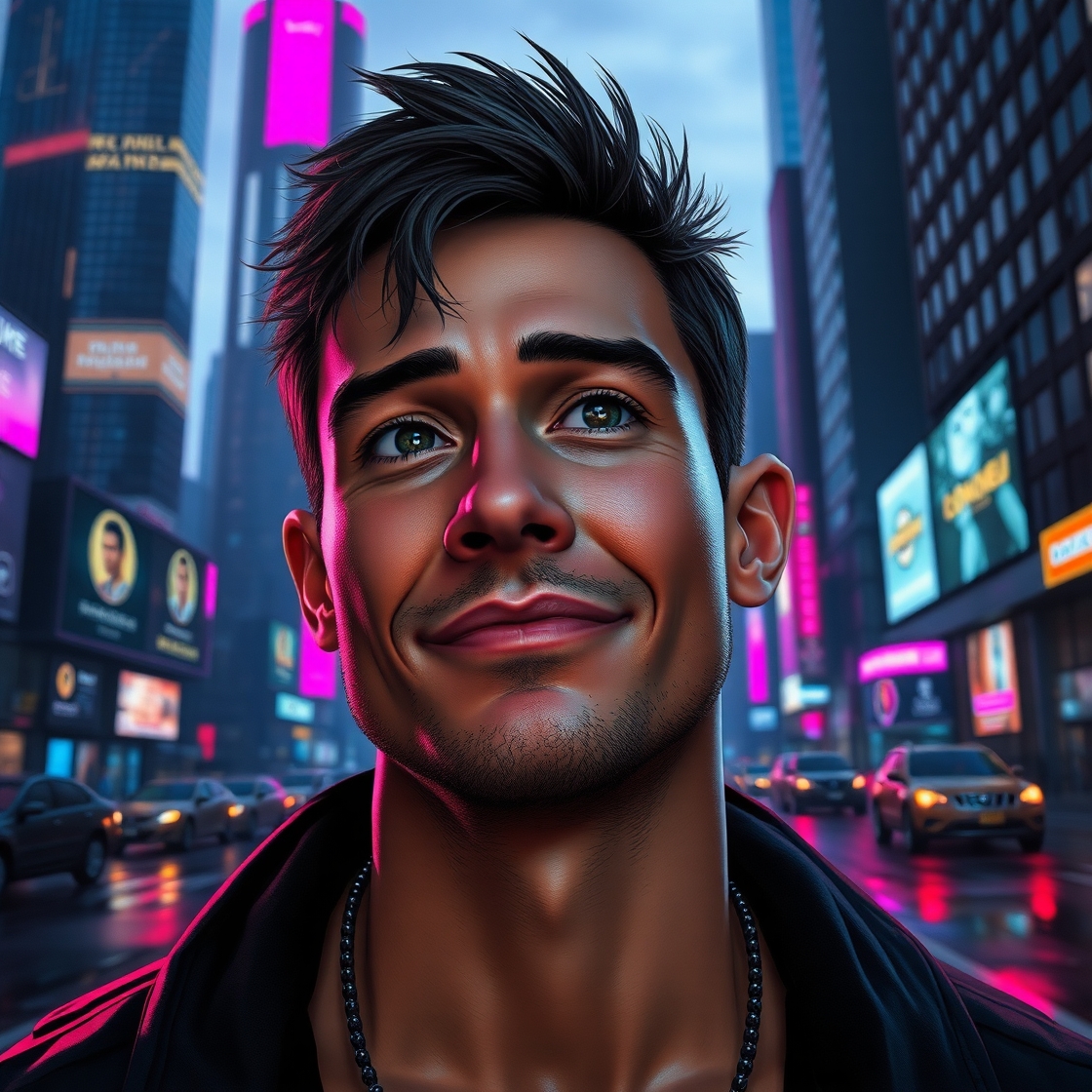 Cyberpunk style avatar